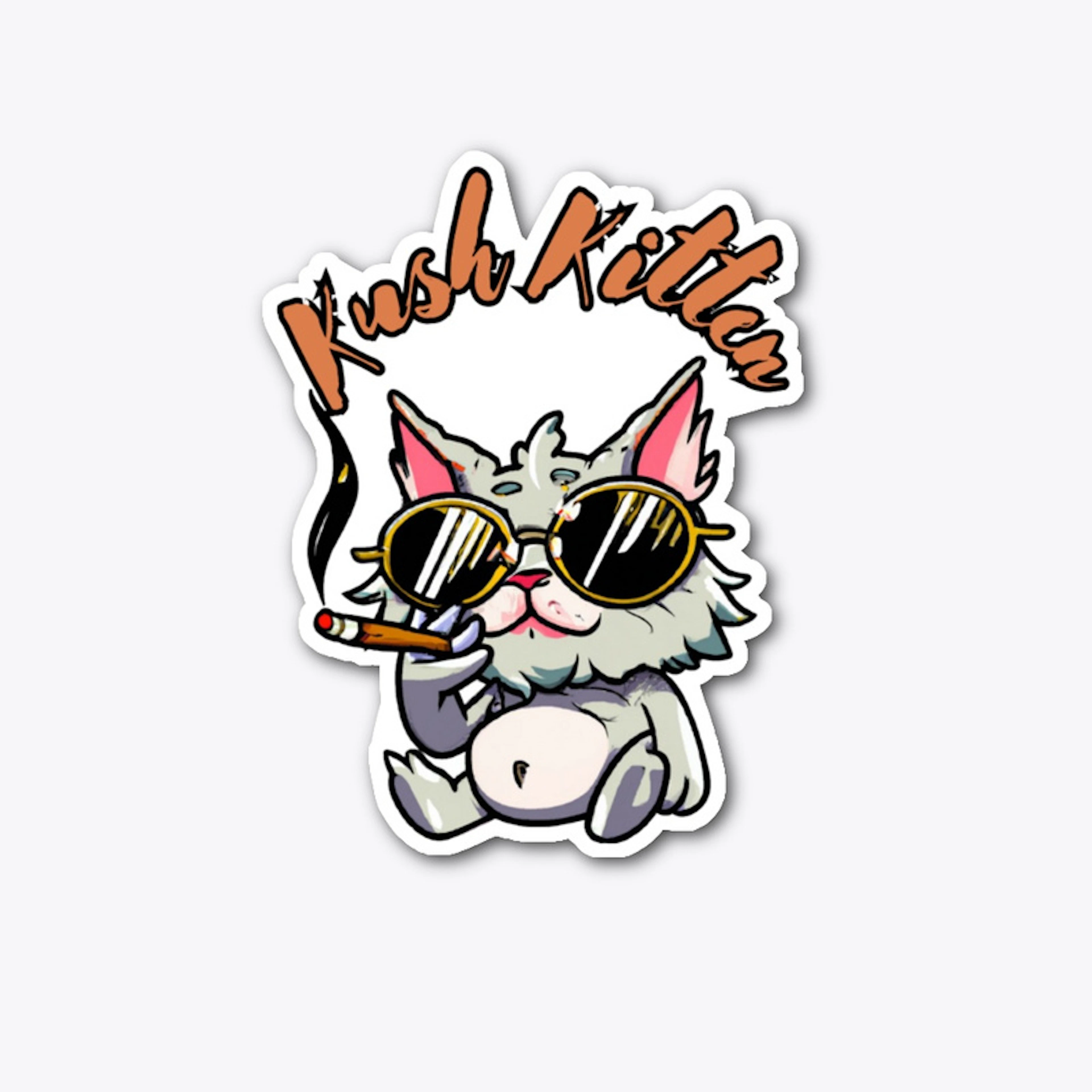 Kush Kitten Sticker